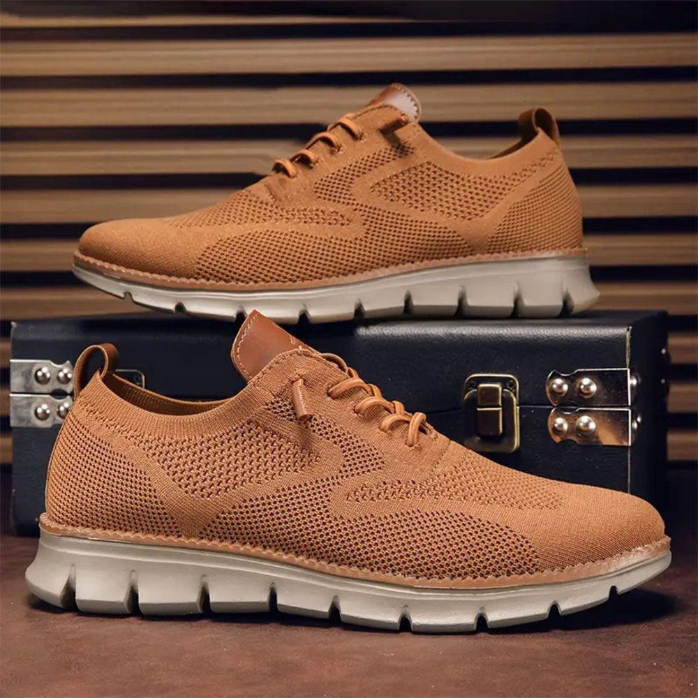 Schoenen – Mens – All Season – Ultracomfortabele Ademend Herenschoenen – Montford Co - Montford & Co