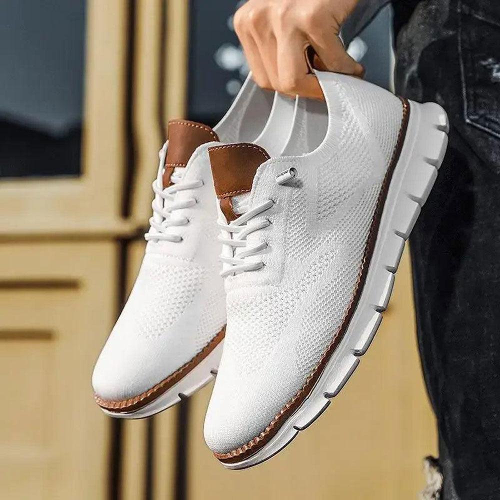 Schoenen – Mens – All Season – Ultracomfortabele Ademend Herenschoenen – Montford Co - Montford & Co