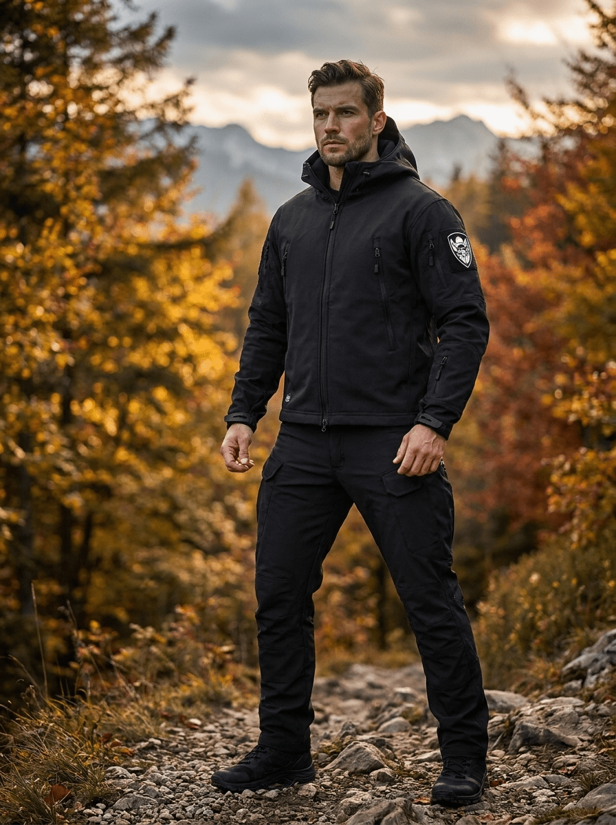 Set – Mens – Autumn & Winter – Heren Outdoor Set met Waterdichte Bescherming – Montford Co - Montford & Co