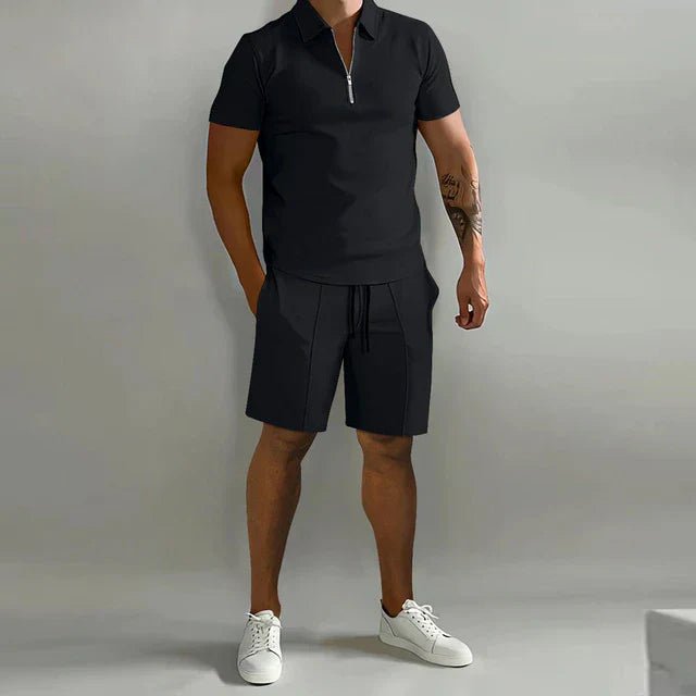 Set – Mens – Spring & Summer – Heren Polo Shirt en Short – Montford Co - Montford & Co