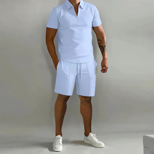 Set – Mens – Spring & Summer – Heren Polo Shirt en Short – Montford Co - Montford & Co
