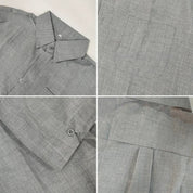 Shirts – Mens – Spring & Summer – Cotton Casual Short Sleeved Turn - Down Collar – Montford Co - Montford & Co
