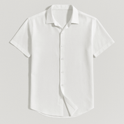 Short Sleeve Linen Shirt - Montford & Co