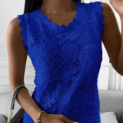 Sleeveless Lace Blouse - Montford & Co