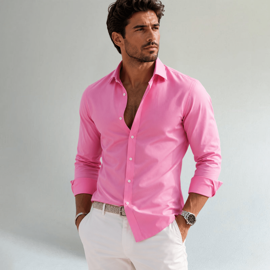 Slim Fit Business Stretch Dress Shirt - Montford & Co