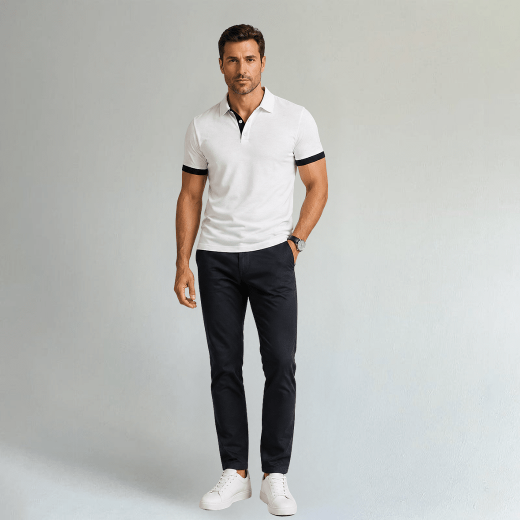 Slim Fit Casual Polo Shirt - Montford & Co