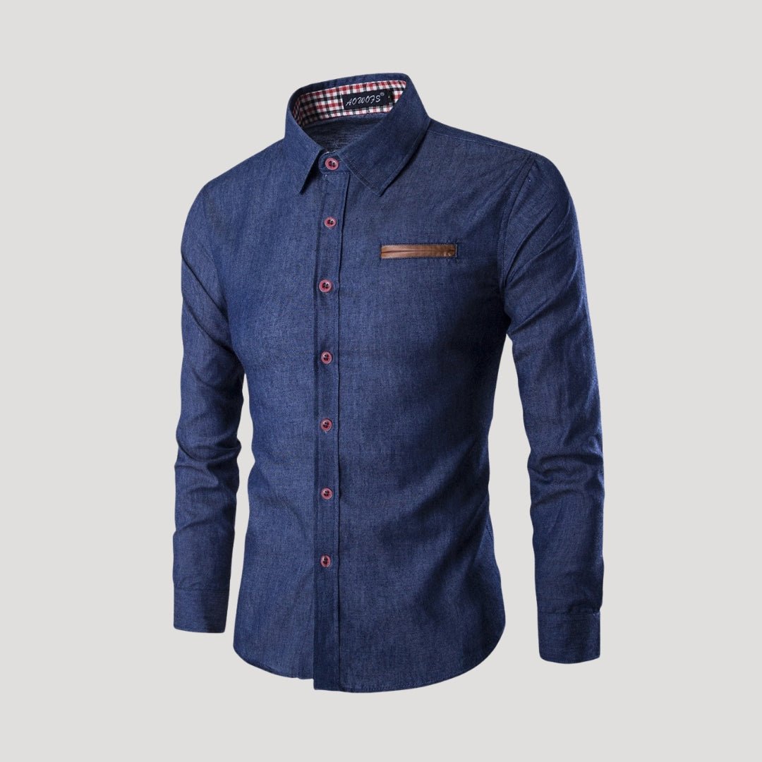 Slim Fit Denim Shirt - Montford & Co