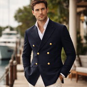 Slim Fit Double Breasted Casual Shirt - Montford & Co