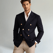 Slim Fit Double Breasted Casual Shirt - Montford & Co