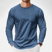 Slim Fit Henley Shirt - Montford & Co