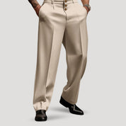 Slim fit stretch pants - Montford & Co