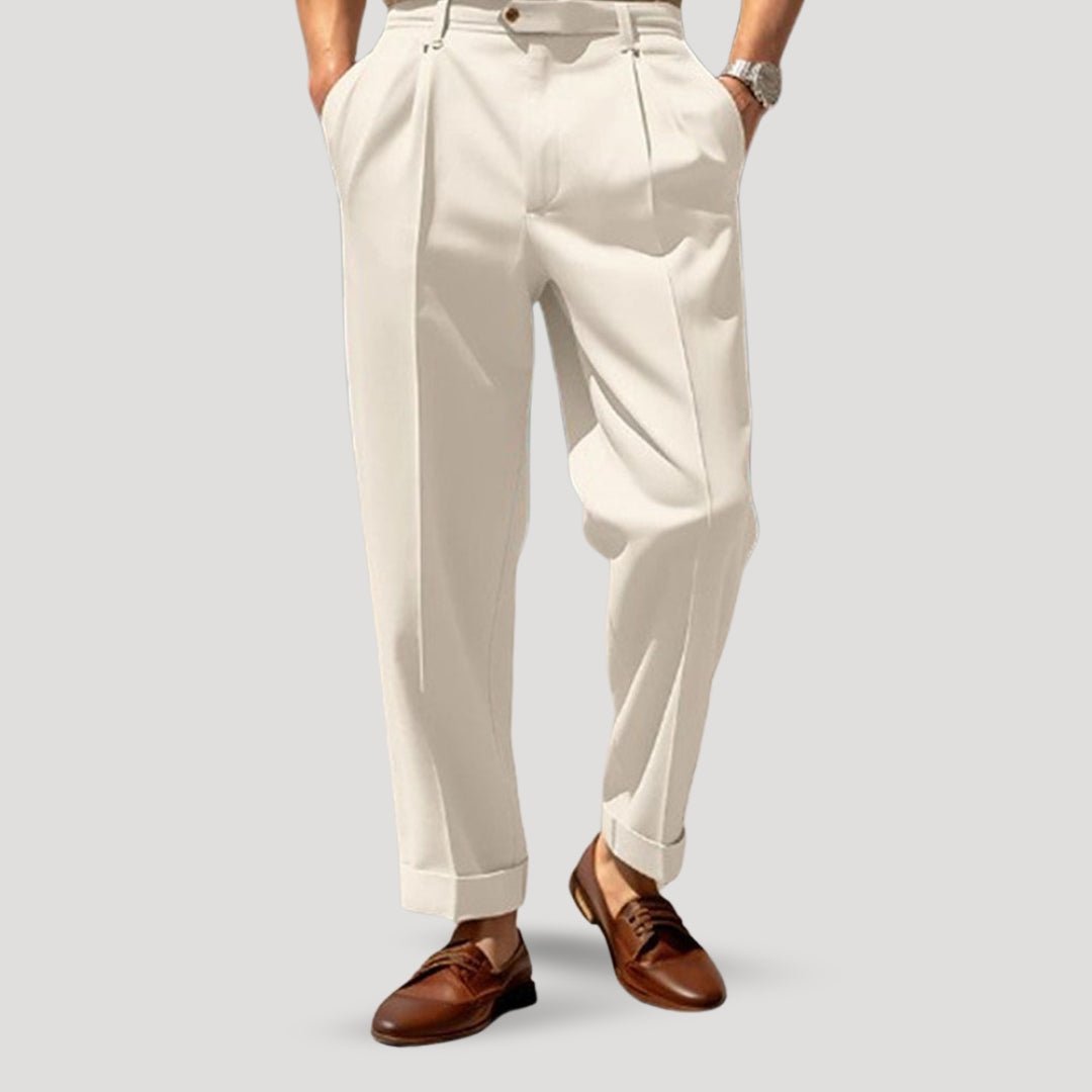 Slim fit stretch pants - Montford & Co