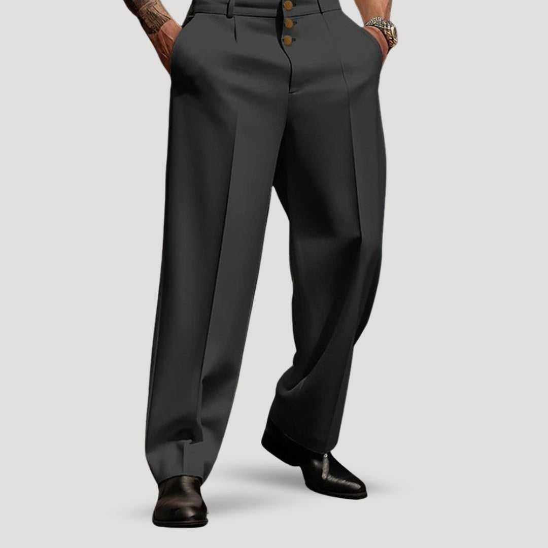 Slim fit stretch pants - Montford & Co