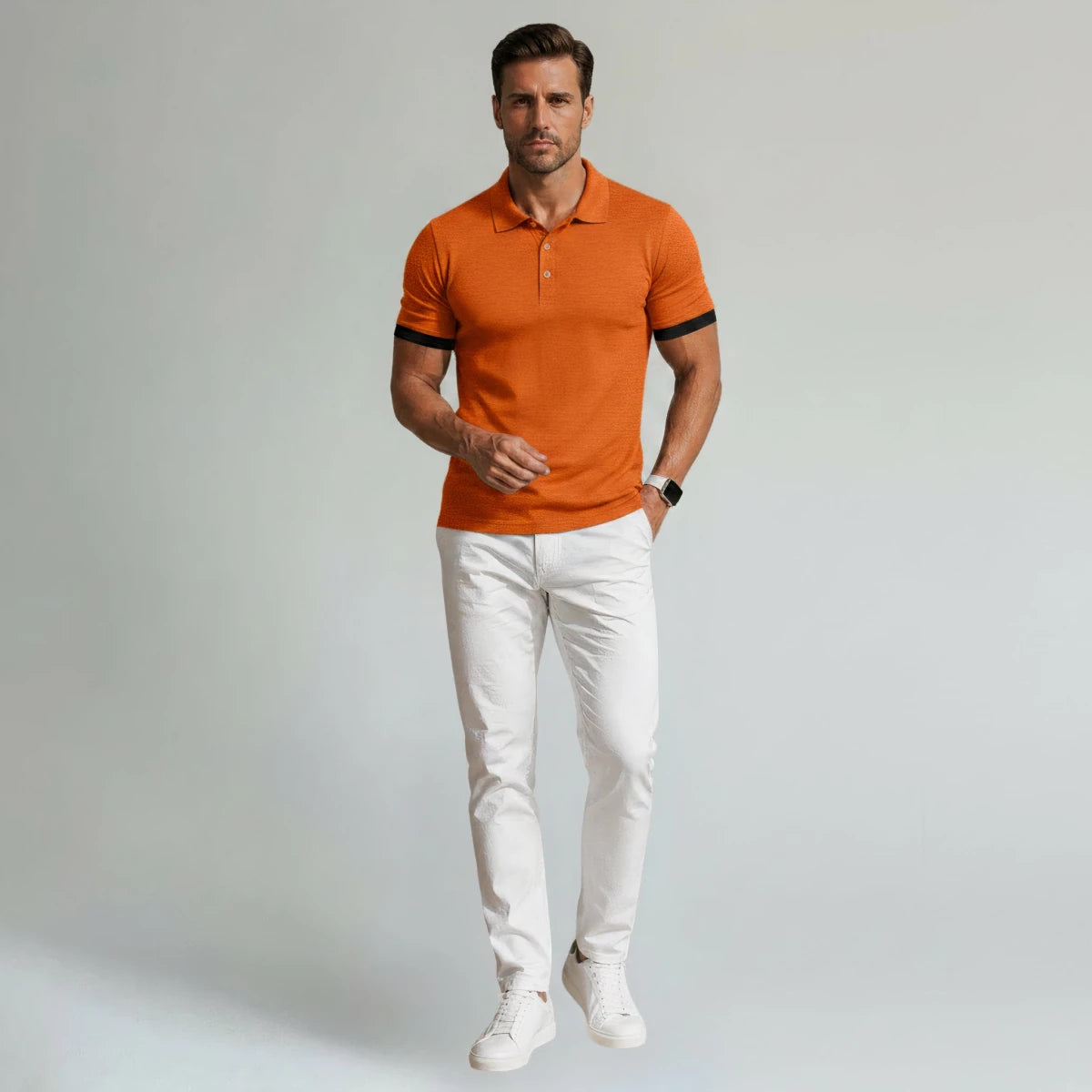 Slim Fit Trendy Summer Polo Shirt - Montford & Co