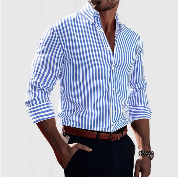 Striped Cotton Shirt - Montford & Co