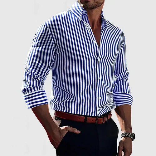 Striped Cotton Shirt - Montford & Co