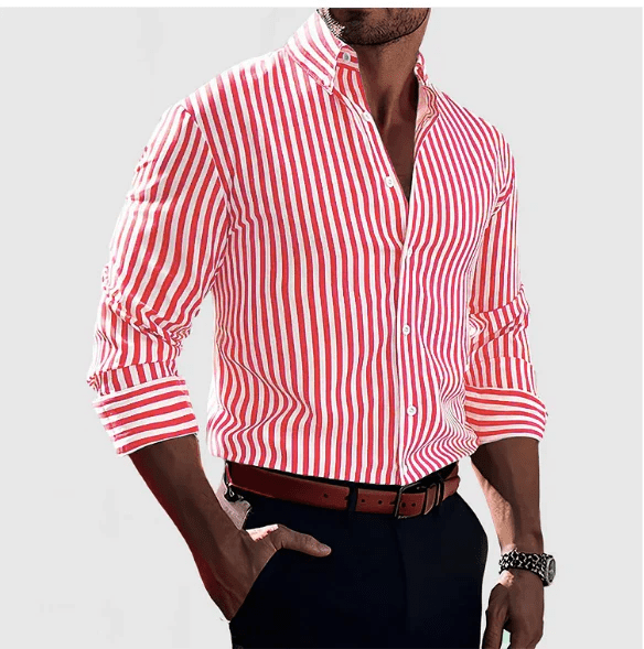 Striped Cotton Shirt - Montford & Co