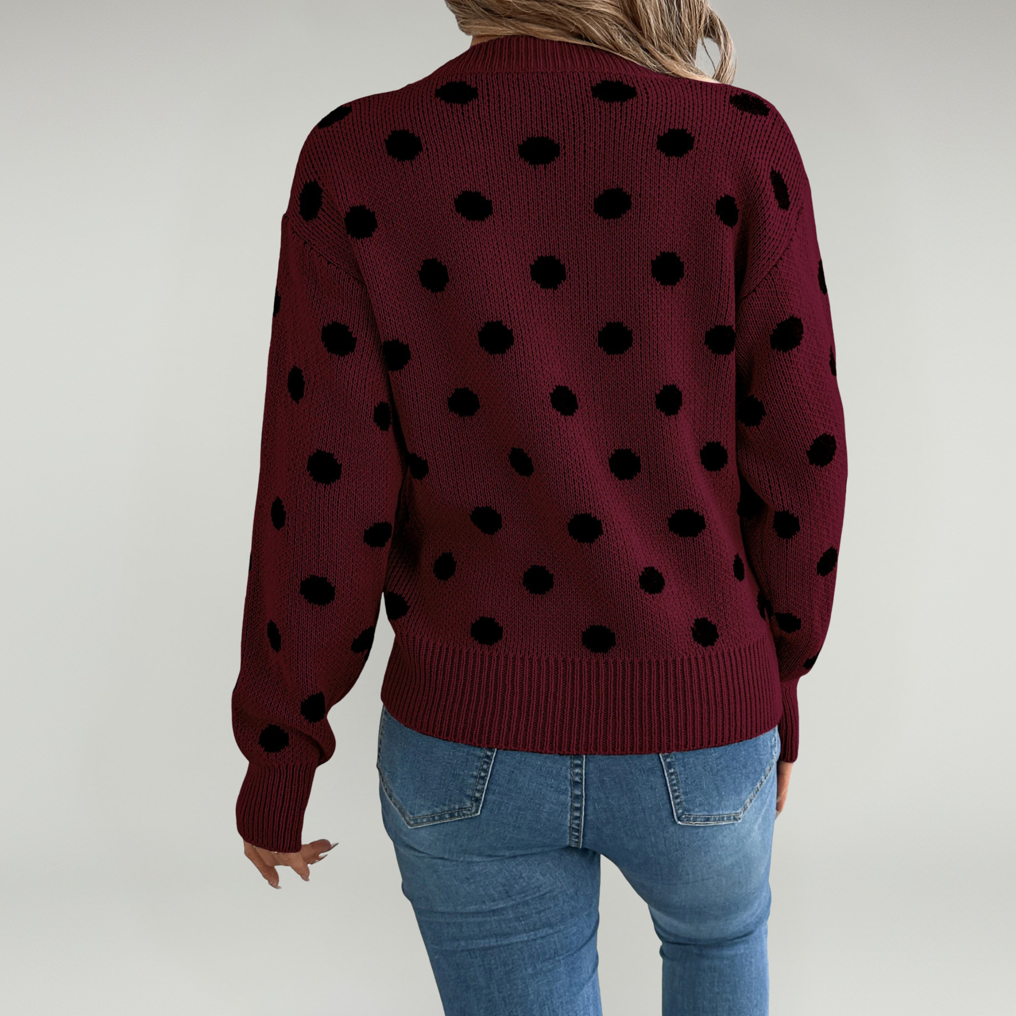 Cozy Knit Sweater – Stylish Warmth for Autumn Outings - 8