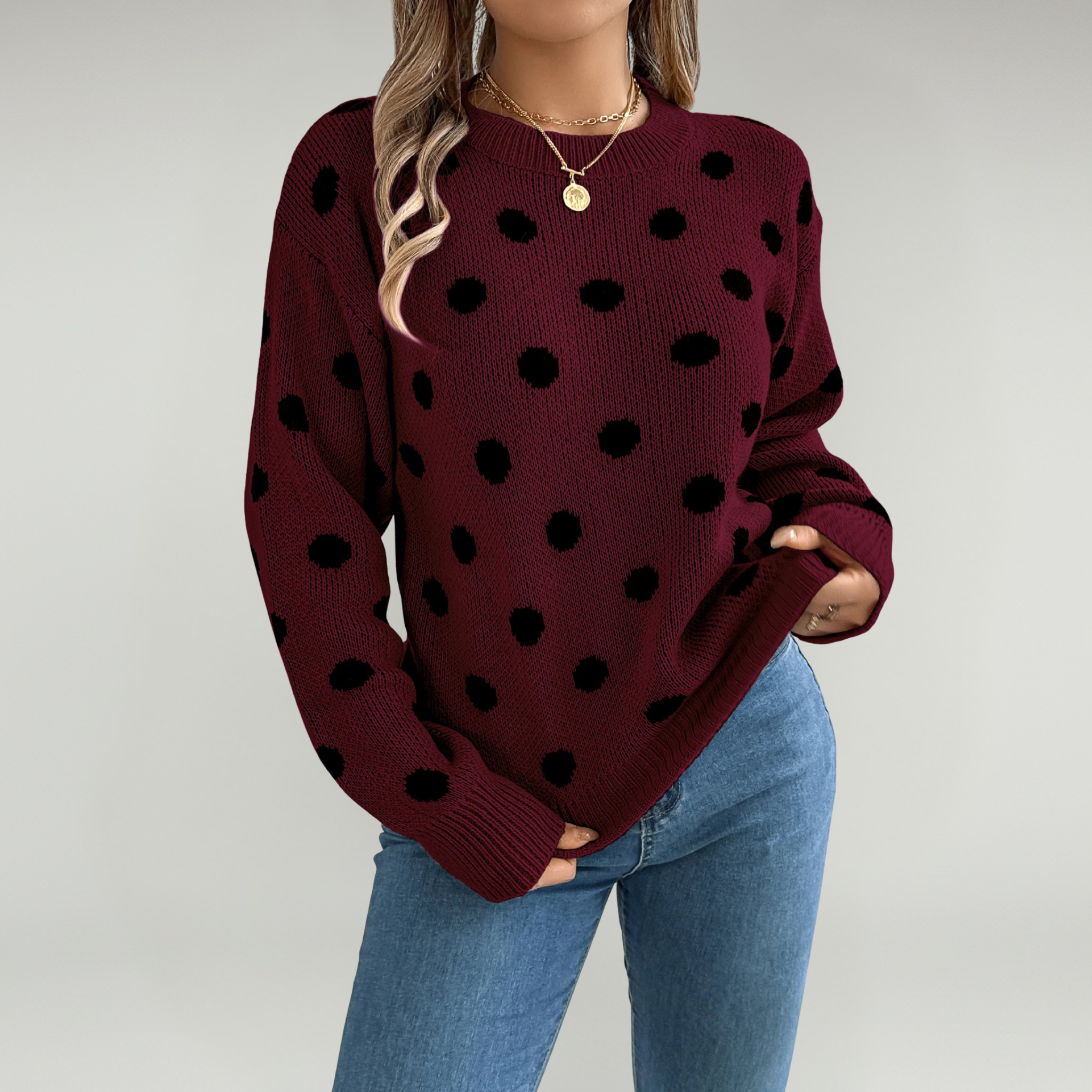 Cozy Knit Sweater – Stylish Warmth for Autumn Outings - 9