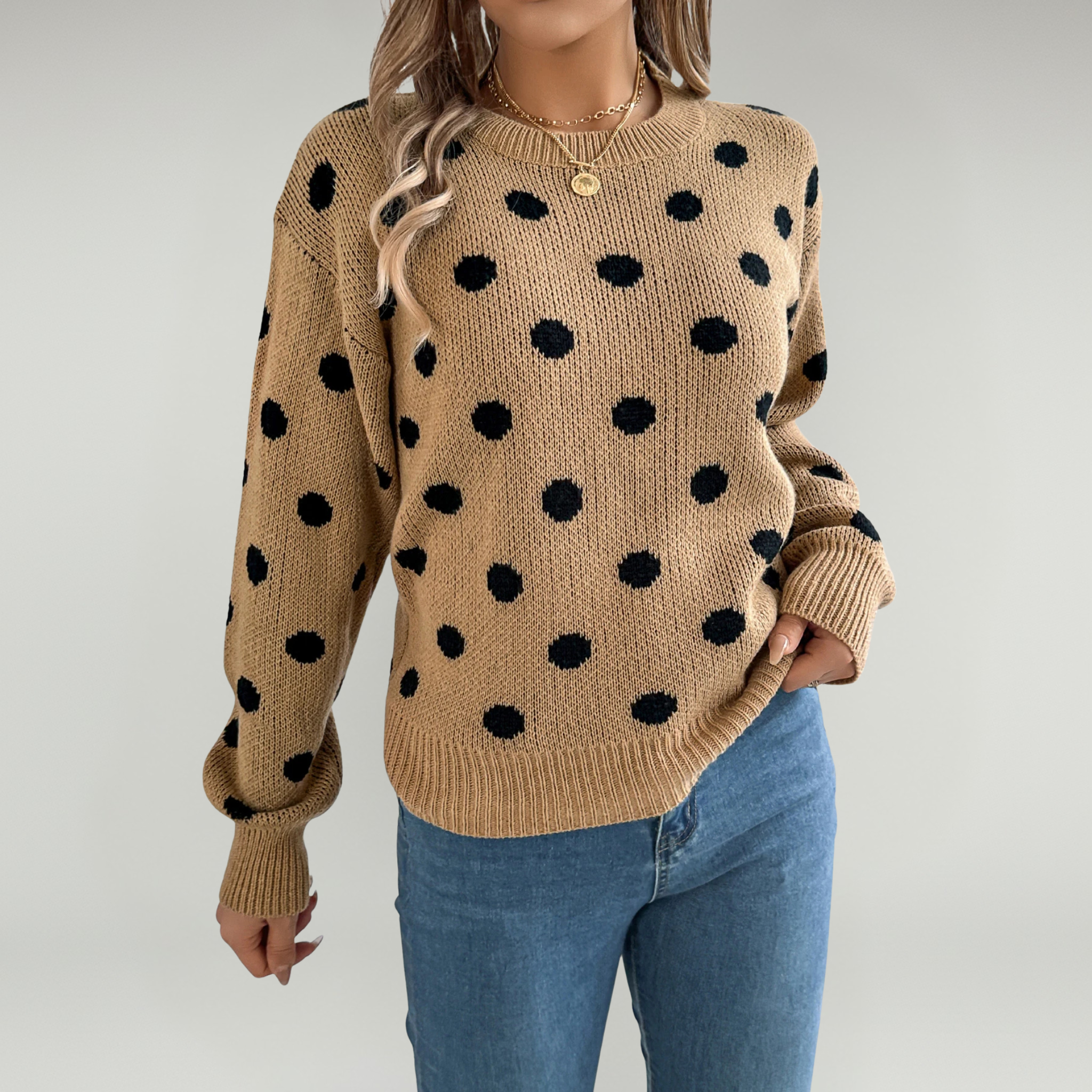 Cozy Knit Sweater – Stylish Warmth for Autumn Outings - 7