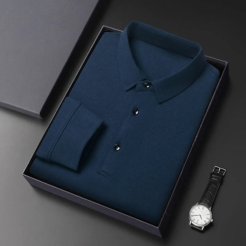 Textured Knit Polo - Montford & Co
