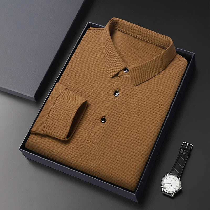 Textured Knit Polo - Montford & Co