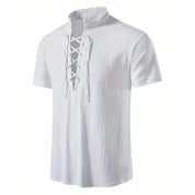 Top – Mens – All Season – Men's Lightweight Breathable Cotton Linen Shirt – Montford Co - Montford & Co