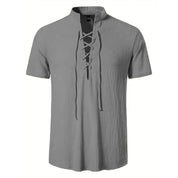 Top – Mens – All Season – Men's Lightweight Breathable Cotton Linen Shirt – Montford Co - Montford & Co