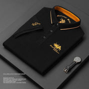 Top – Mens – Spring &amp; Summer – High Quality Men's Cotton Embroidered Polo Shirt – Montford Co - Montford & Co