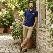Top – Mens – Spring &amp; Summer – High Quality Men's Cotton Embroidered Polo Shirt – Montford Co - Montford & Co