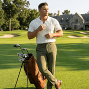 Top – Mens – Spring & Summer – Casual Mens Mesh Polo Shirt – Montford Co - Montford & Co