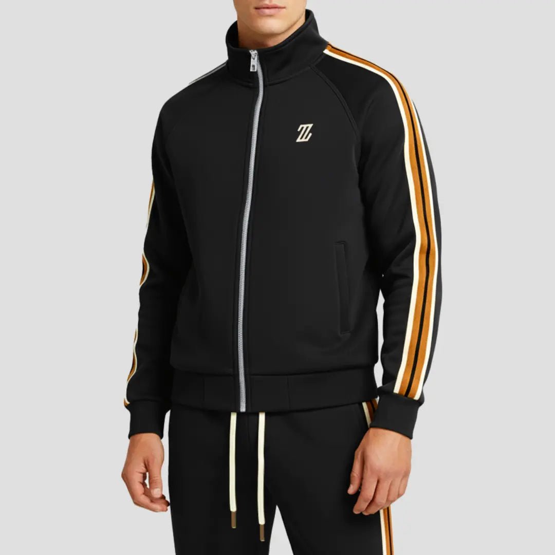 Tracksuit Set with Striped Design - Montford & Co