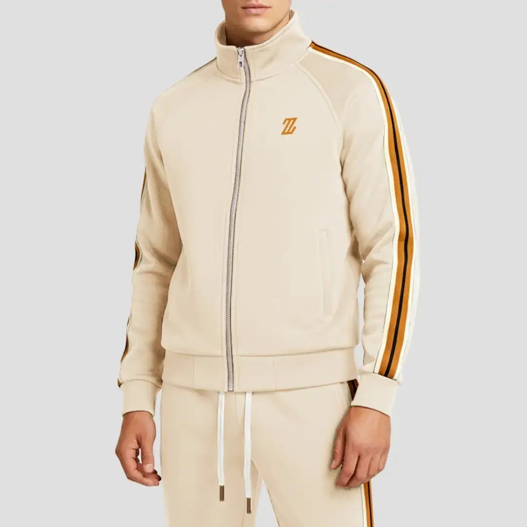Tracksuit Set with Striped Design - Montford & Co