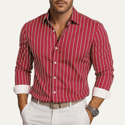 Trendy Button Down Striped Dress Shirt - Montford & Co