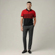Trendy Slim Fit Striped Polo Shirt - Montford & Co