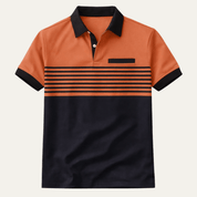 Trendy Slim Fit Striped Polo Shirt - Montford & Co