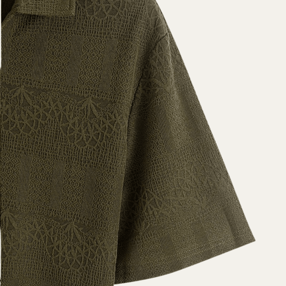 V Neck Breathable Knitted Polo Shirt - Montford & Co