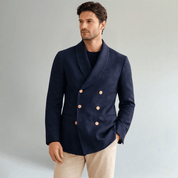 V Neck Double Breasted Shirt - Montford & Co