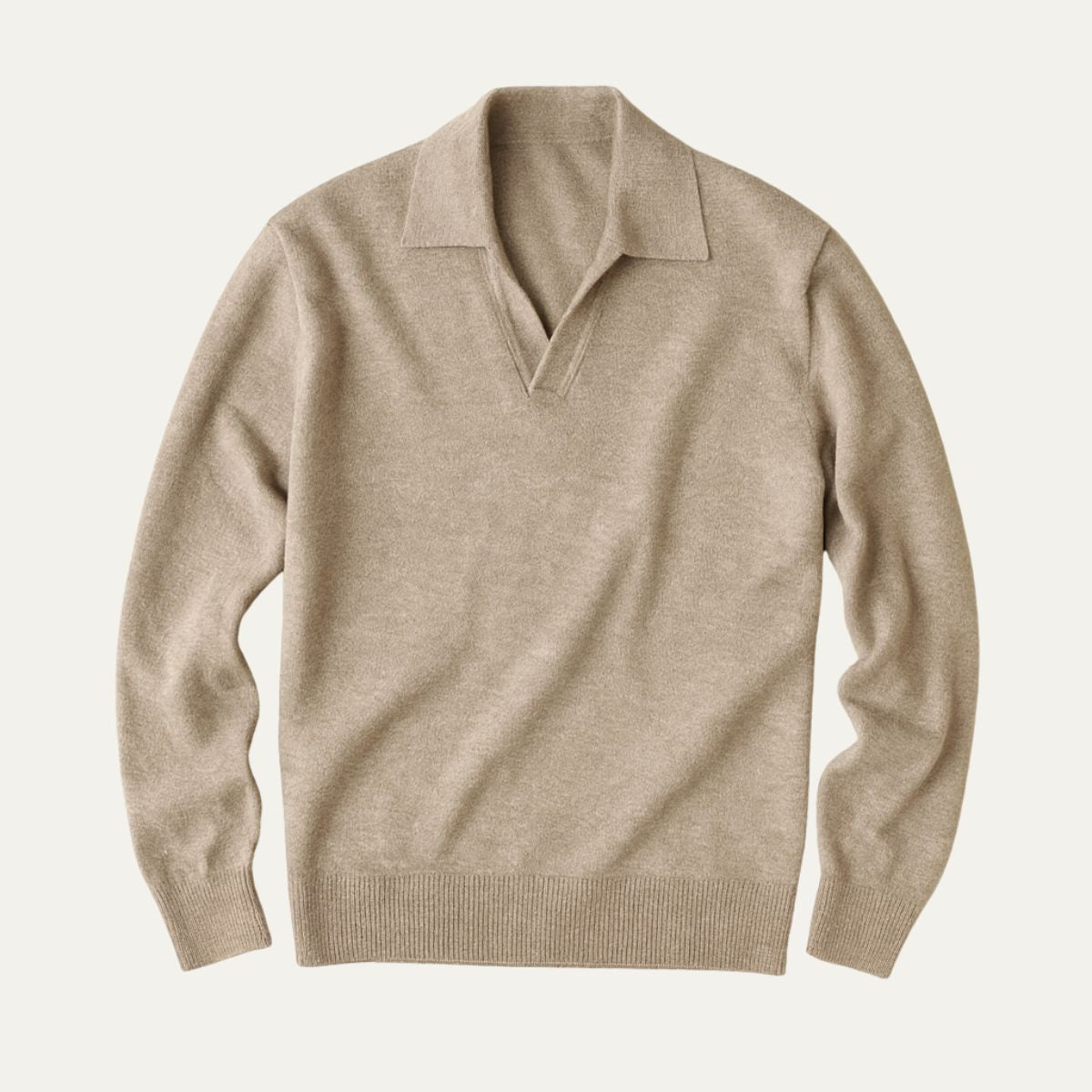 Venice Cotton V Neck Polo Shirt - Montford & Co
