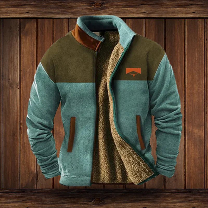 Vest – Mens – Autumn & Winter – Heren Warme Teddy Vest met Rits en Vintage Ontwerp – Montford Co - Montford & Co