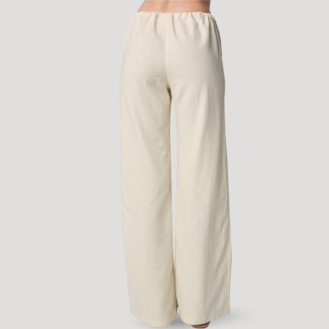 Wide - leg drawstring lounge pants - Montford & Co