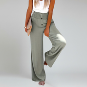 Wide Leg Trousers – Breathable Comfort for Summer Days - 2
