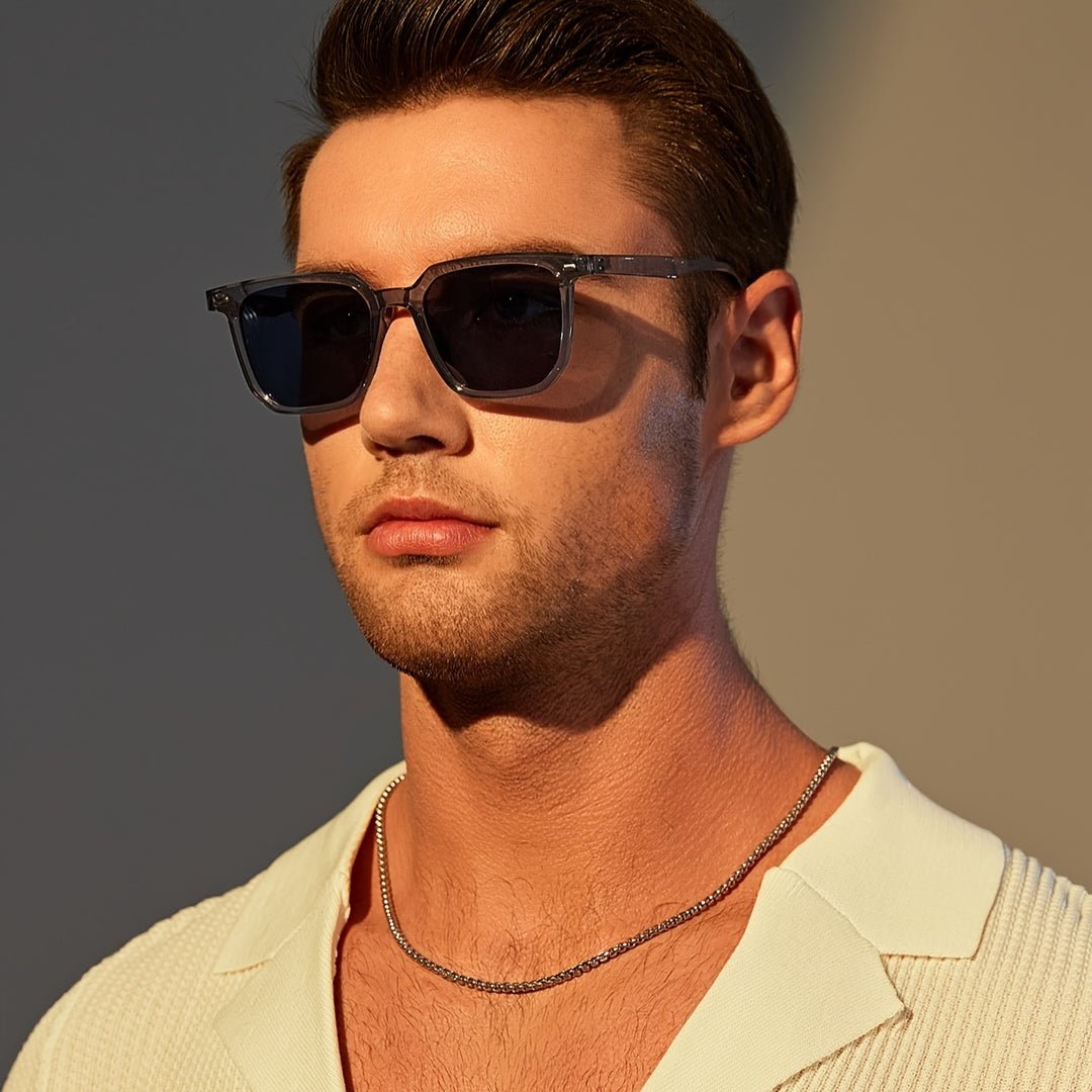 Zonnebril – Mens – All Season – Heren Zonnebril met Vintage Vierkant Frame – Montford Co - Montford & Co